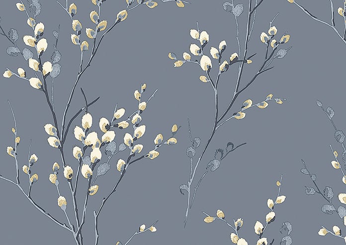 Laura Ashley Pussy Willow, Dark Seaspray - Roller Blind - Image 6